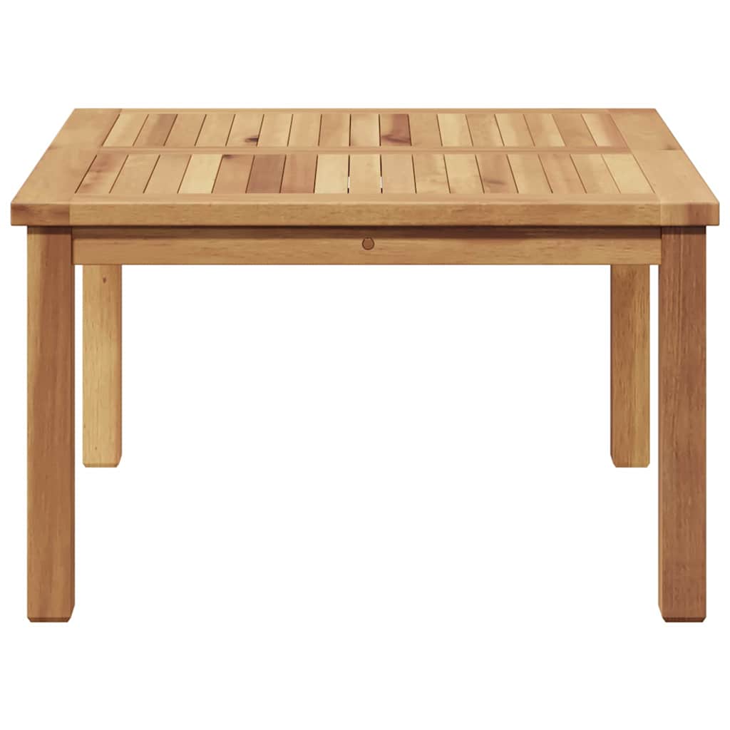 vidaXL Coffee Table Brown 60 x 60 x 36 cm Solid Teak Wood 6