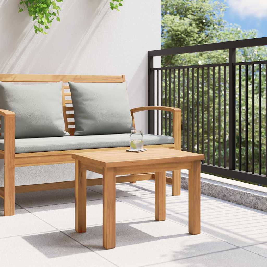 vidaXL Coffee Table Brown 50 x 35 x 36 cm Solid Teak Wood 4