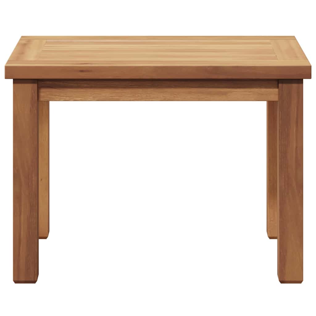 vidaXL Coffee Table Brown 50 x 35 x 36 cm Solid Teak Wood 5