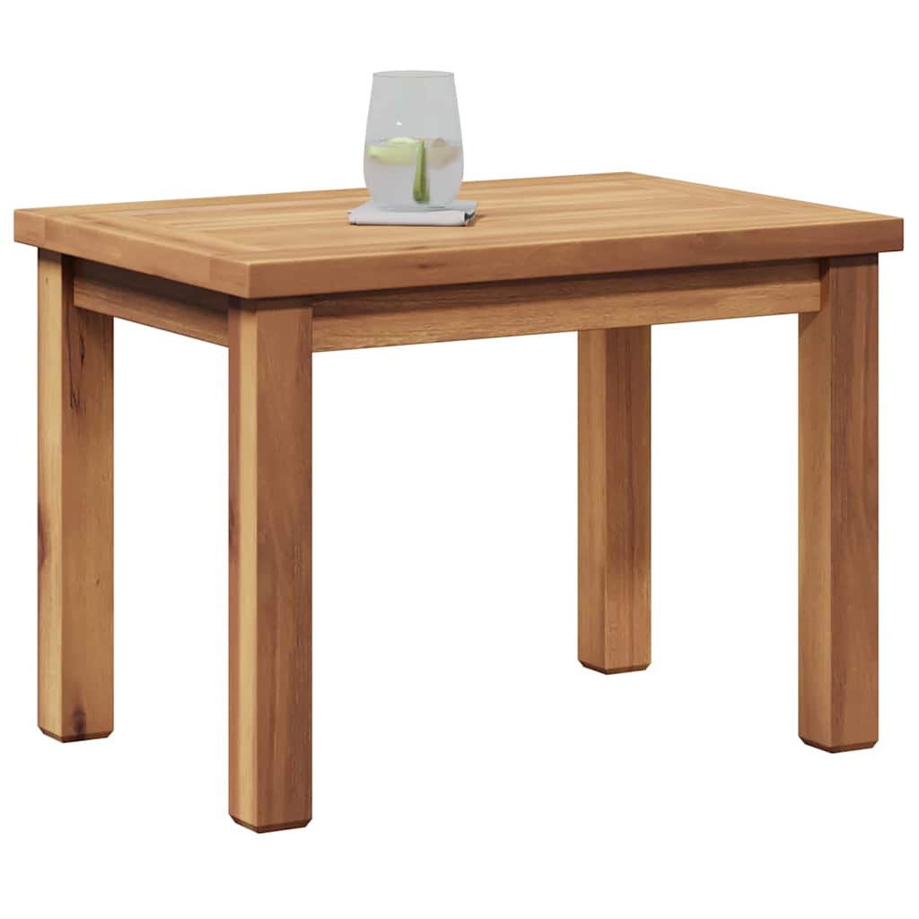 vidaXL Coffee Table Brown 50 x 35 x 36 cm Solid Teak Wood 3