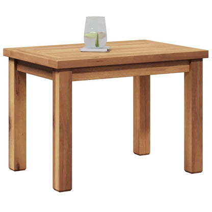 vidaXL Coffee Table Brown 50 x 35 x 36 cm Solid Teak Wood 3