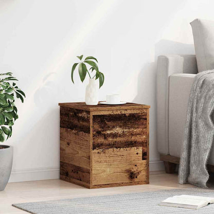vidaXL Storage Box Old Wood 40 x 42 x 46 cm Engineered Wood 4
