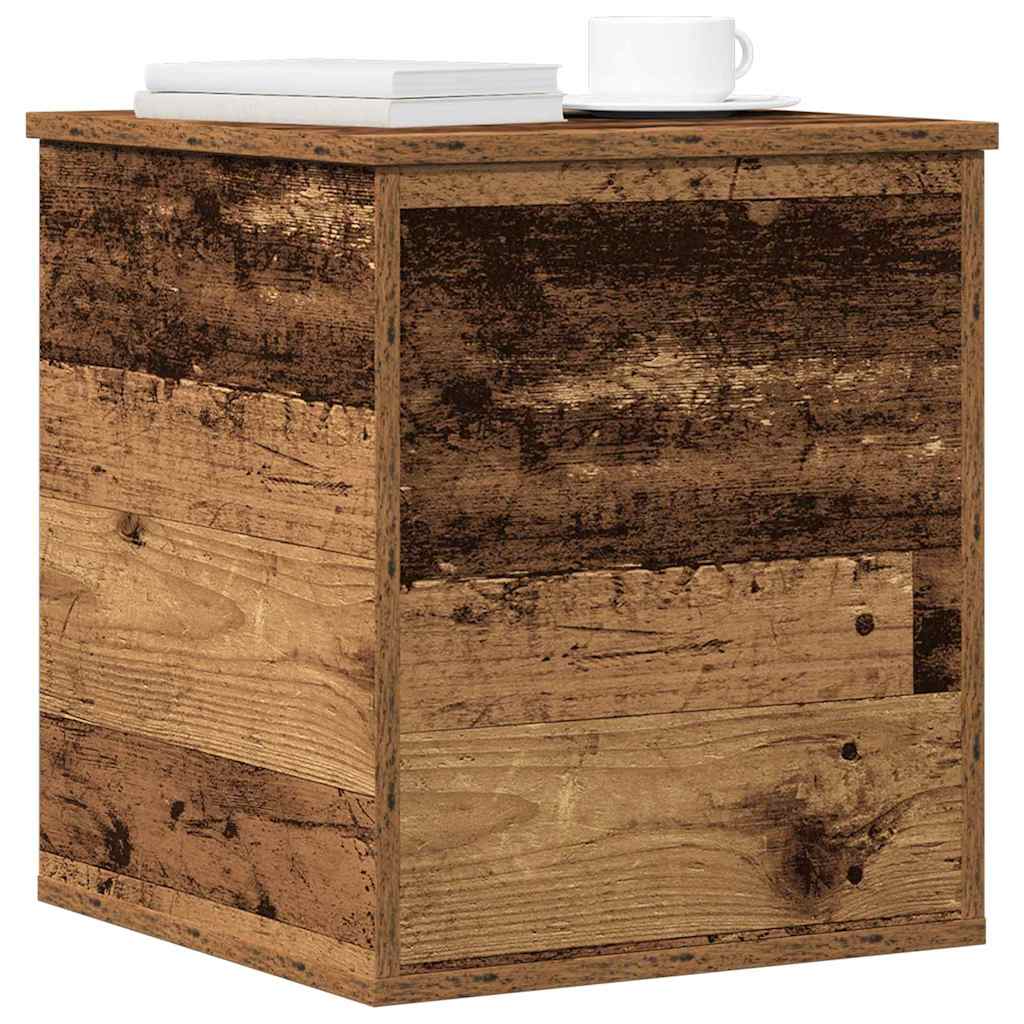 vidaXL Storage Box Old Wood 40 x 42 x 46 cm Engineered Wood 3