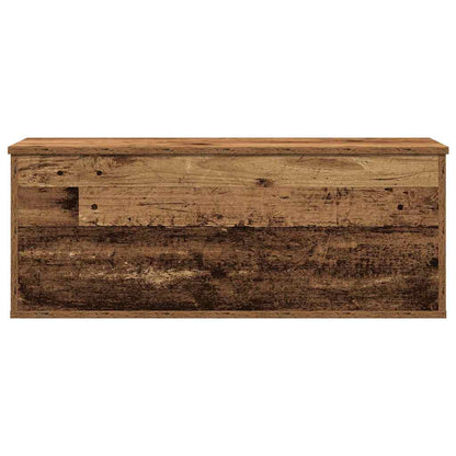 vidaXL Storage Box Old Wood 90 x 35 x 35 cm Engineered Wood 6