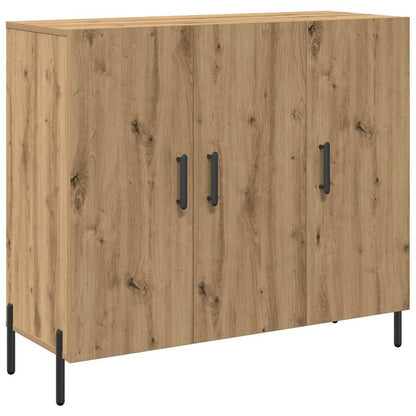 vidaXL Sideboard Artisan Oak 90 x 34 x 80 cm Engineered Wood 2