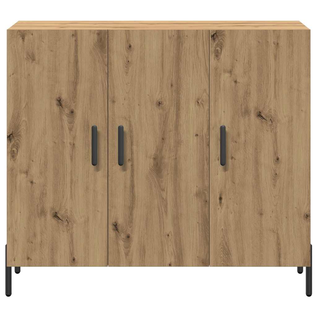 vidaXL Sideboard Artisan Oak 90 x 34 x 80 cm Engineered Wood 6