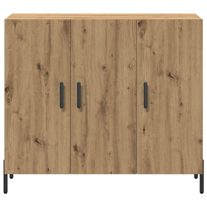vidaXL Sideboard Artisan Oak 90 x 34 x 80 cm Engineered Wood 6