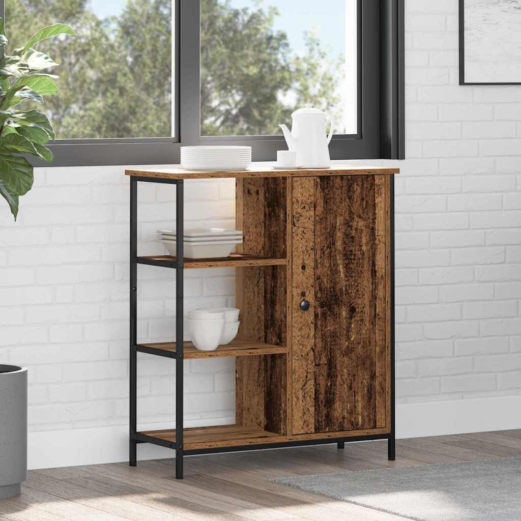 vidaXL Sideboard Old Wood 70 x 30 x 80 cm 4