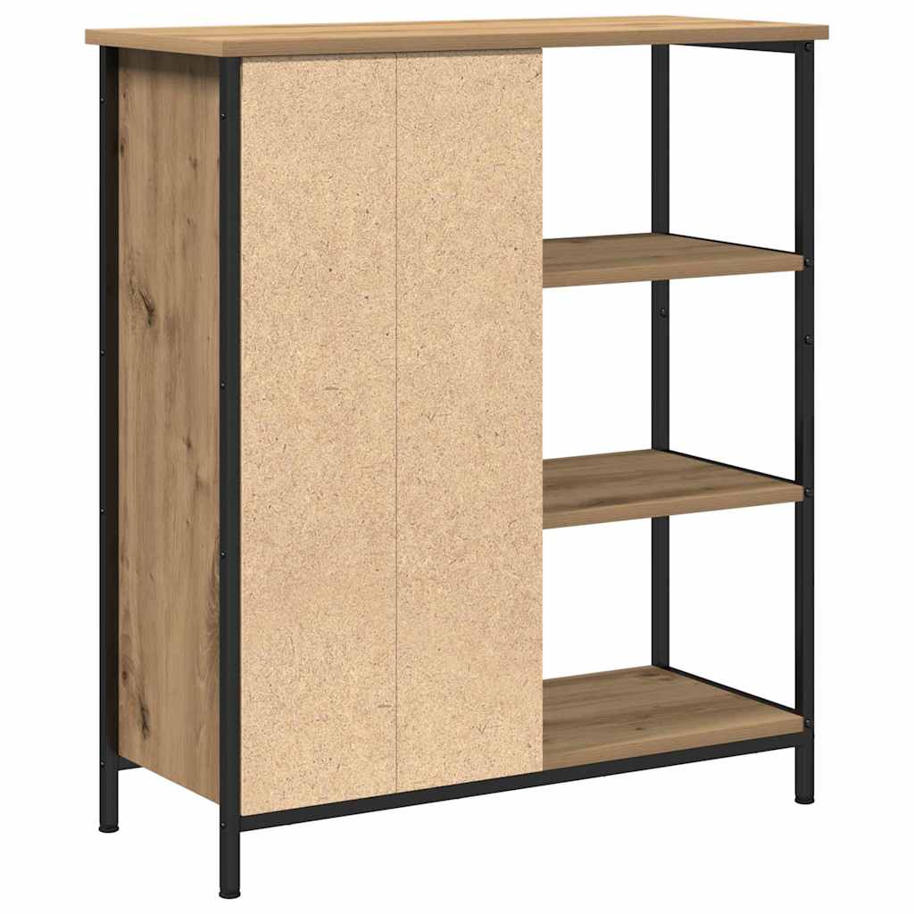 vidaXL Sideboard Artisan Oak 70 x 30 x 80 cm 2