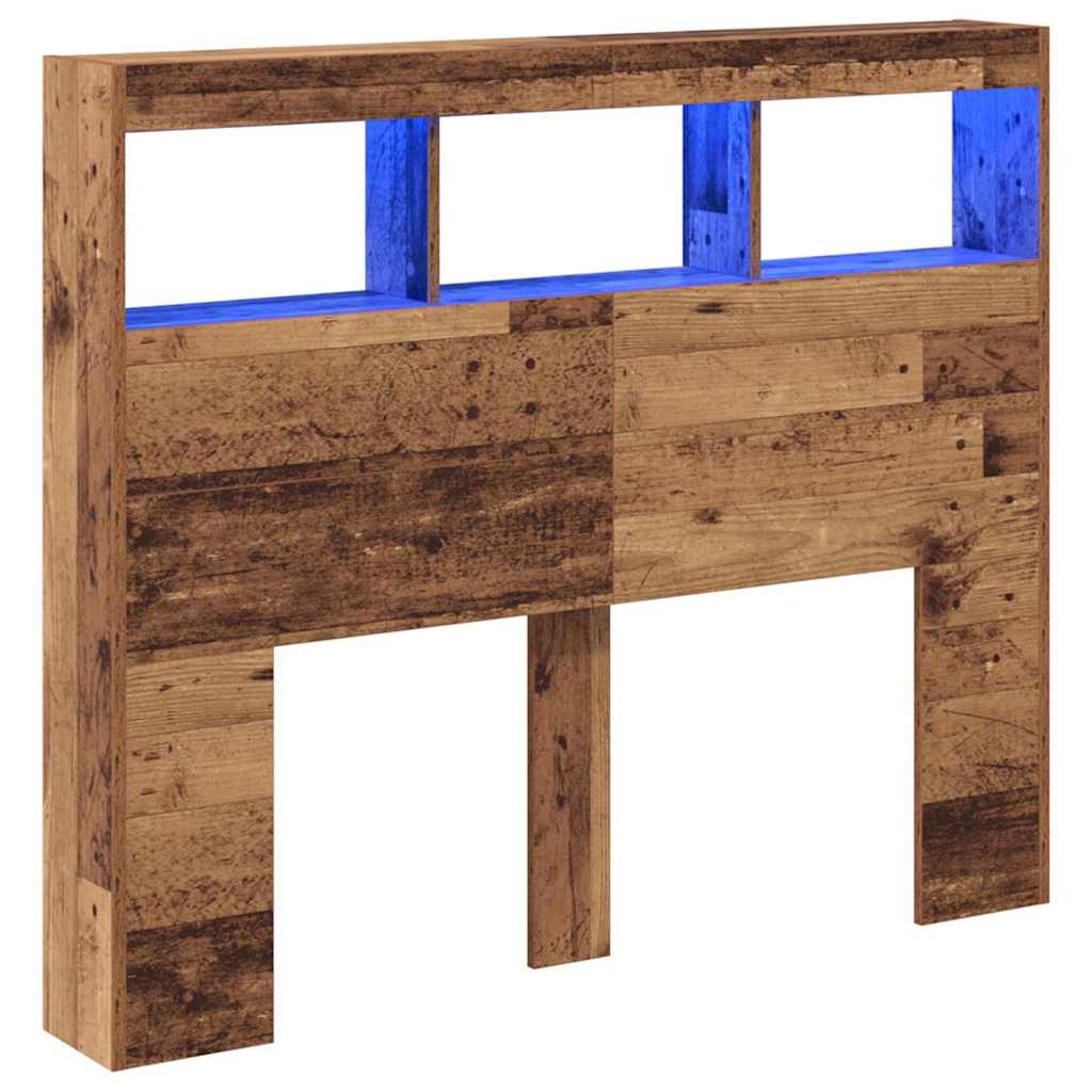 vidaXL Headboard Old Wood Engineered Wood 2