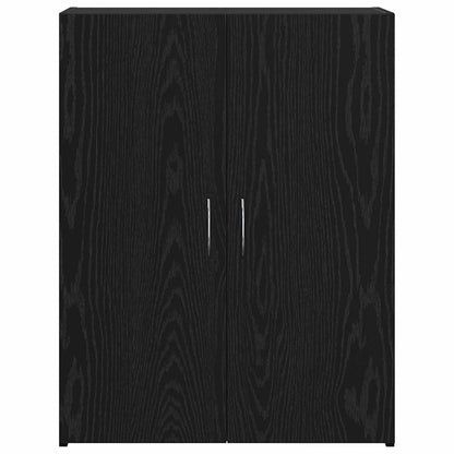 vidaXL Office Cabinet Black Oak 70 x 32 x 77.5 cm Engineered Wood 6