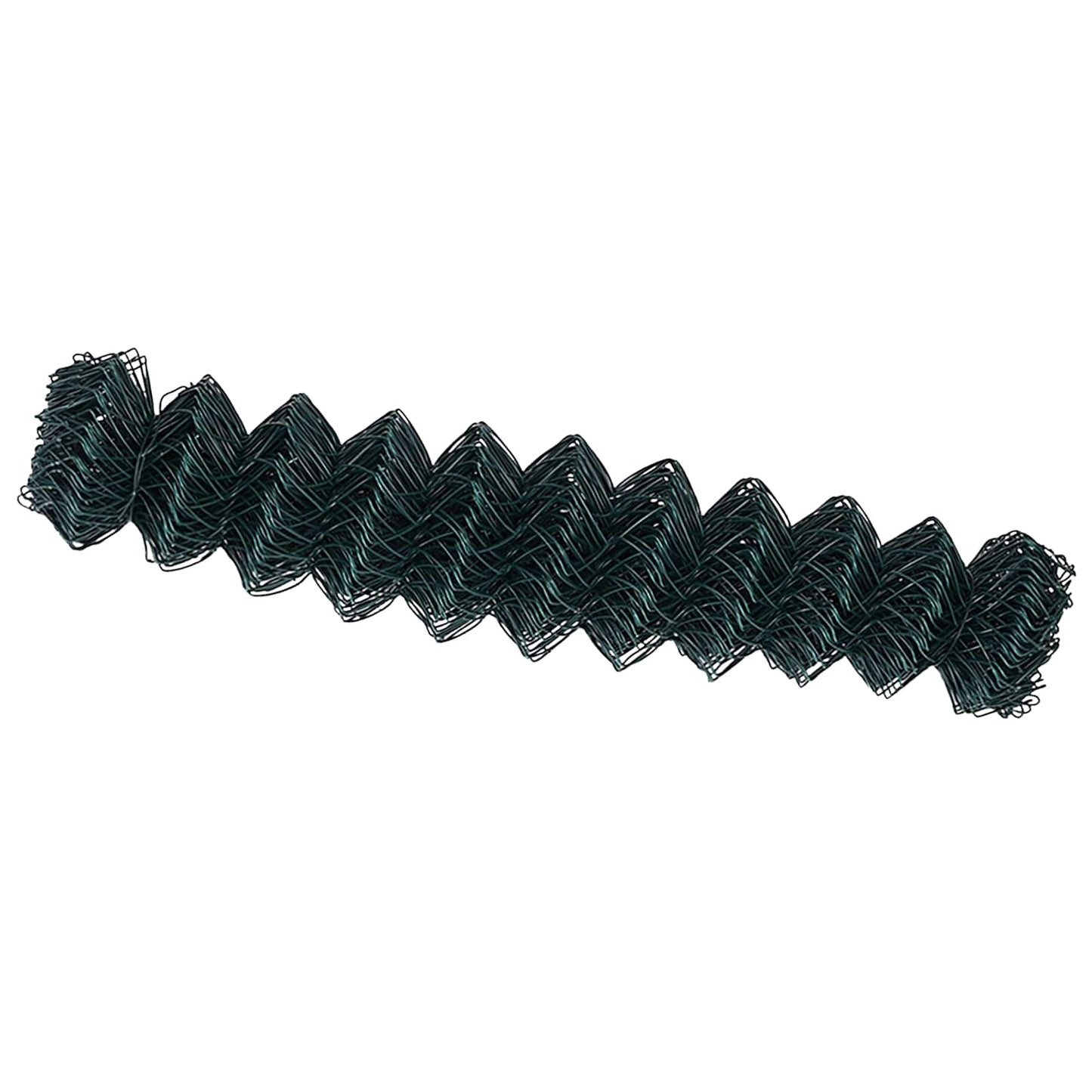 vidaXL Chain Link Fence 10 x 1.4 m Steel Green 5