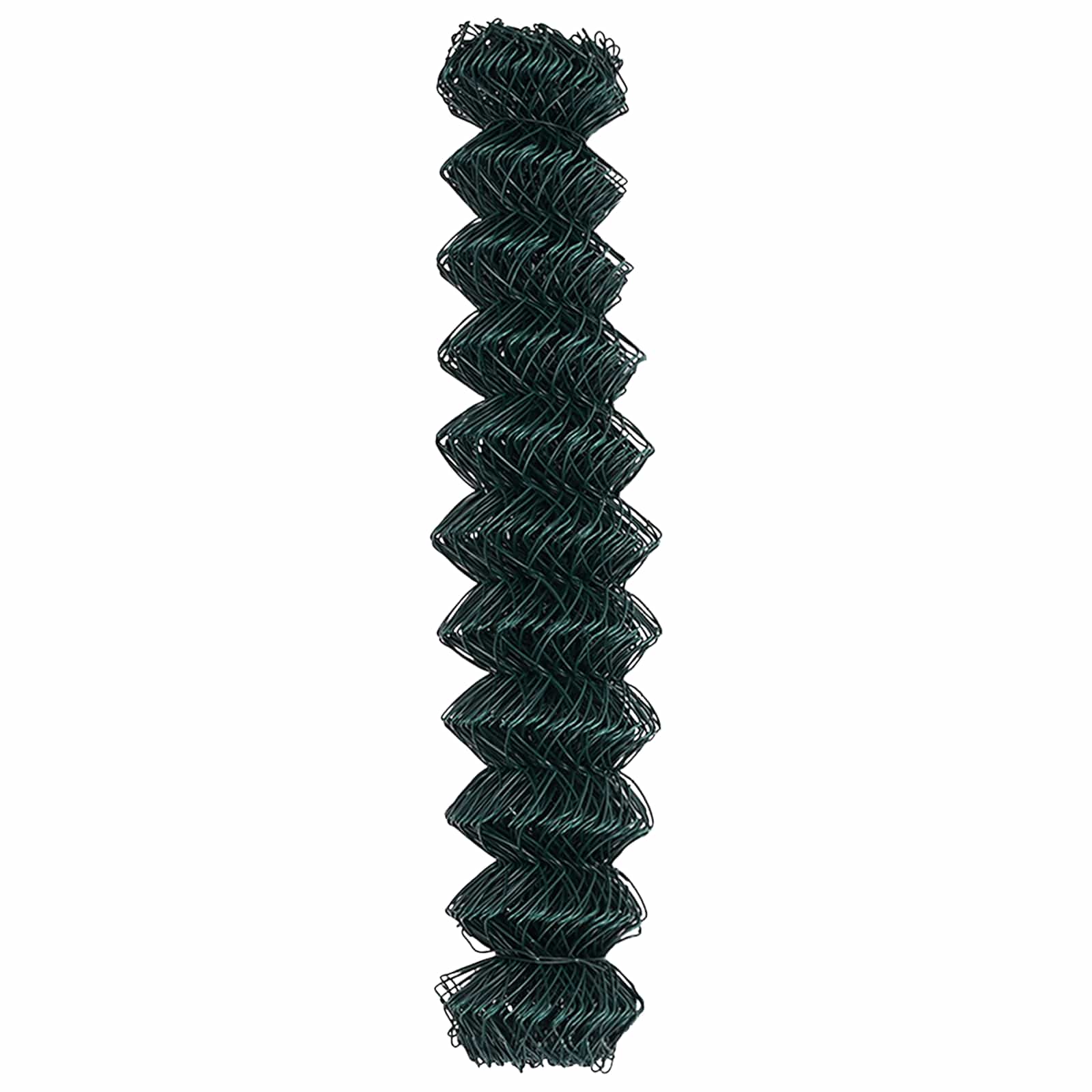 vidaXL Chain Link Fence 10 x 1.4 m Steel Green 6
