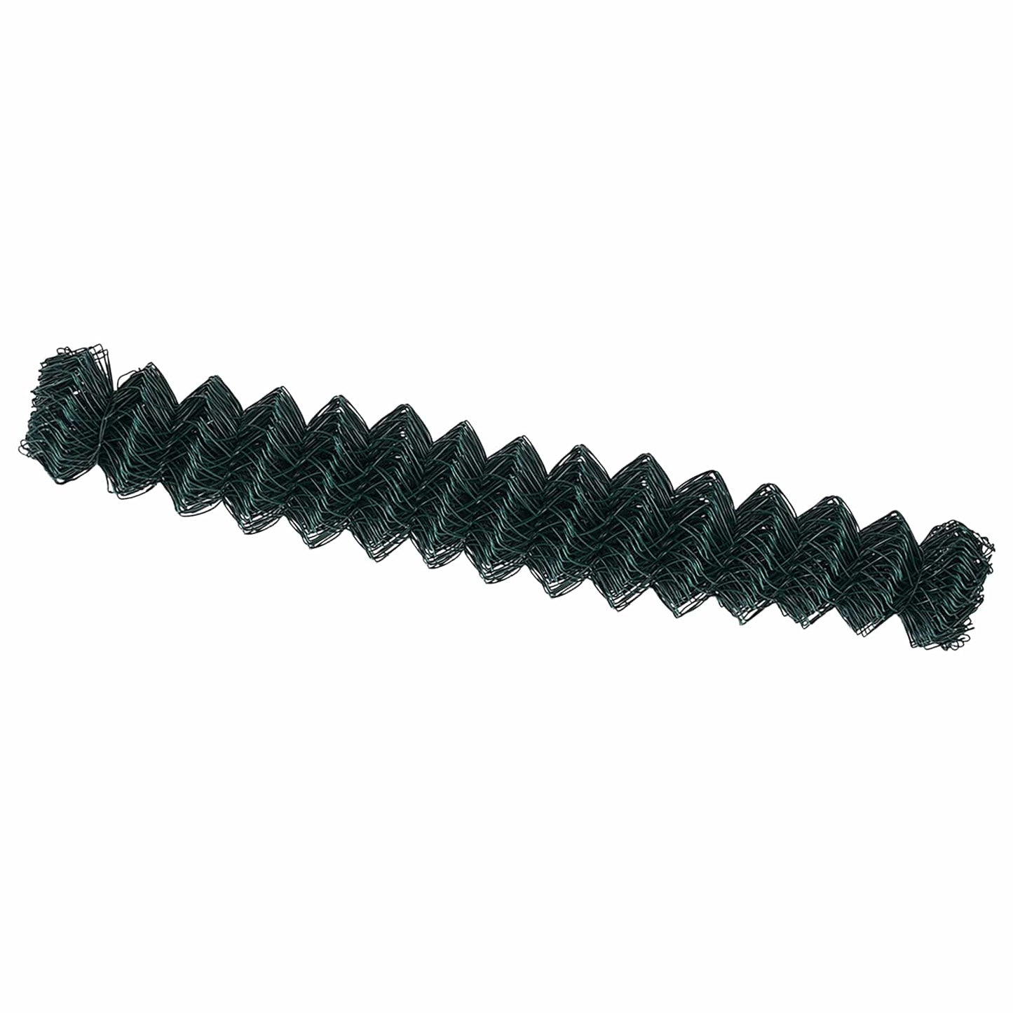vidaXL Chain Link Fence 10 x 1.6 m Steel Green 5