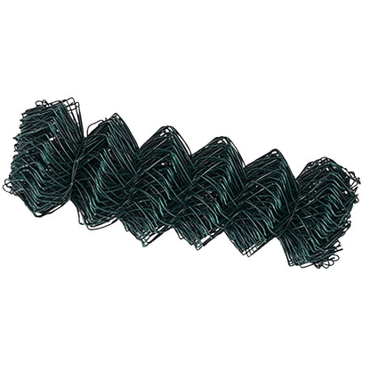 vidaXL Chain Link Fence 25 x 0.8 m Steel Green 5