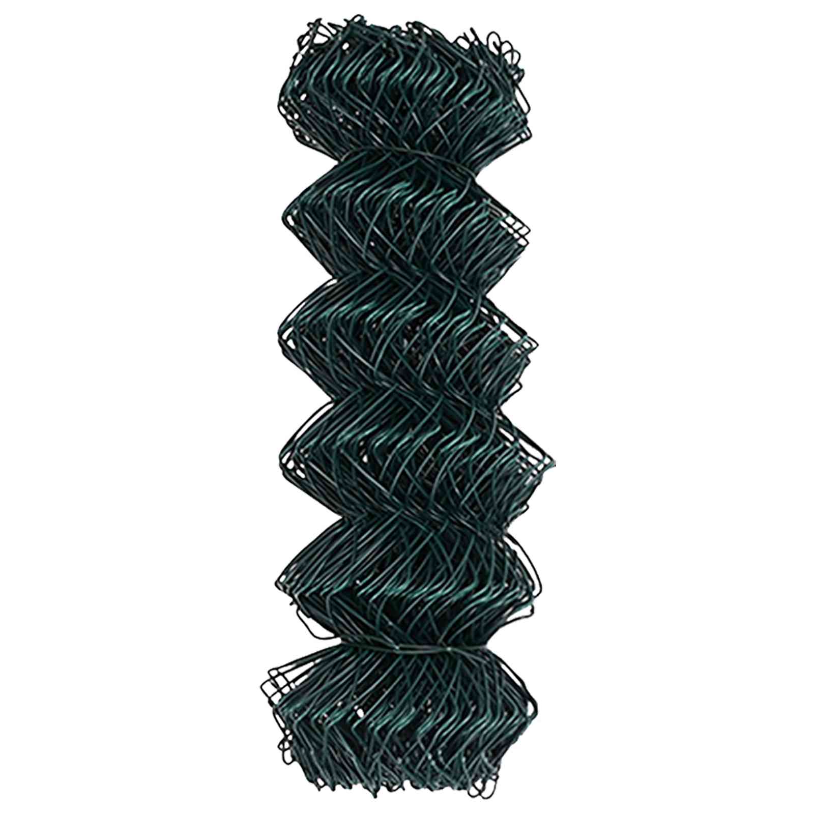 vidaXL Chain Link Fence 25 x 0.8 m Steel Green 6
