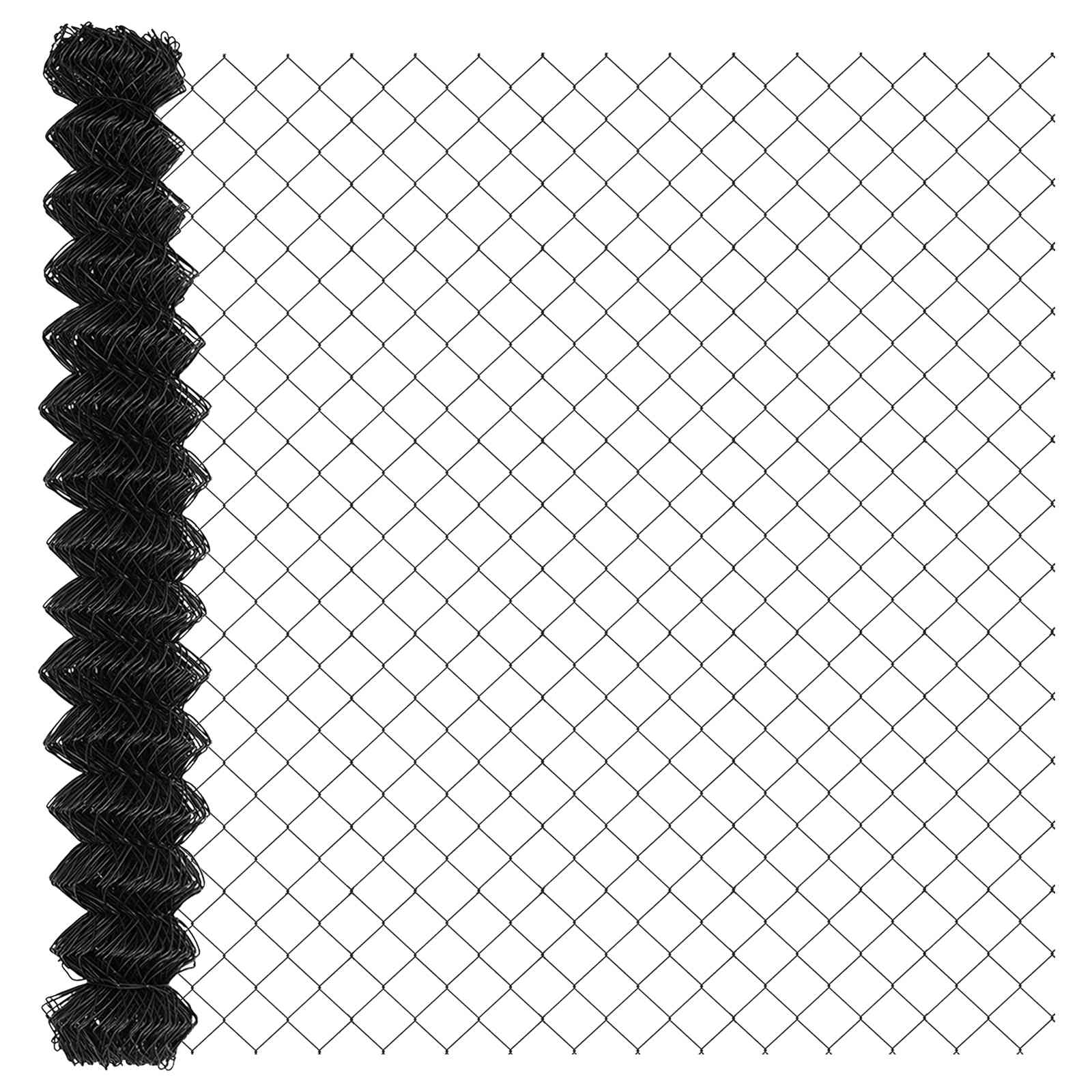 vidaXL Chain Link Fence 10 x 1.5 m Steel Grey 2
