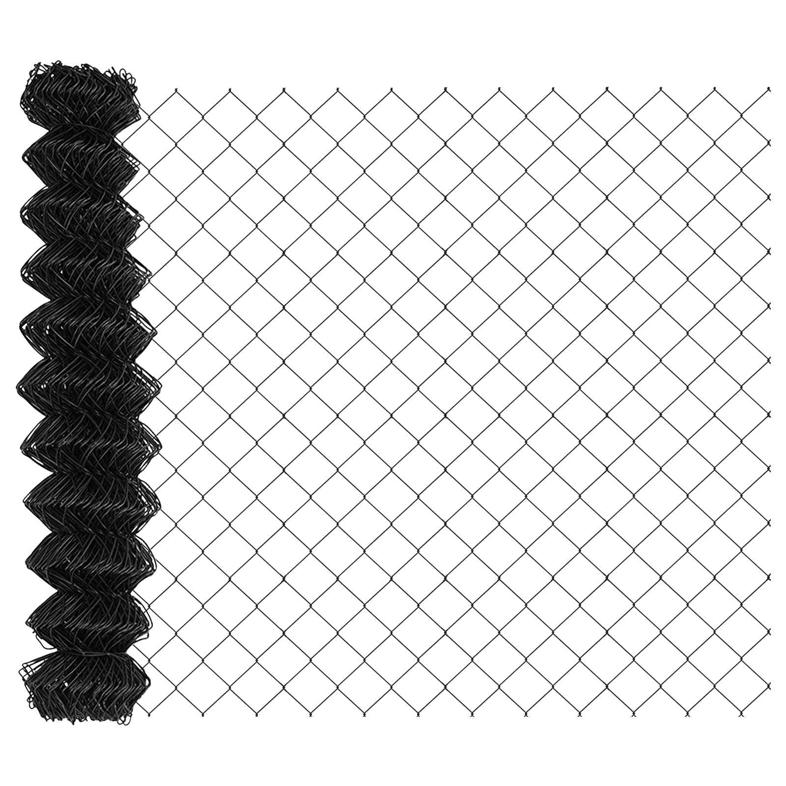 vidaXL Chain Link Fence 25 x 1 m Steel Grey 2