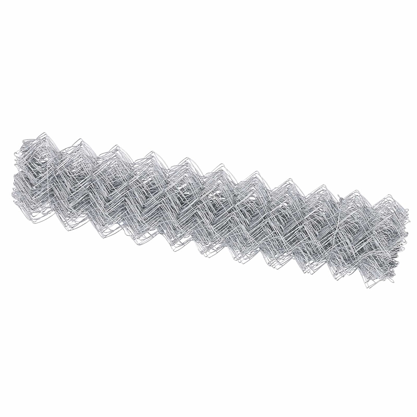 vidaXL Chain Link Fence 10 x 1.4 m Galvanised steel Silver 5