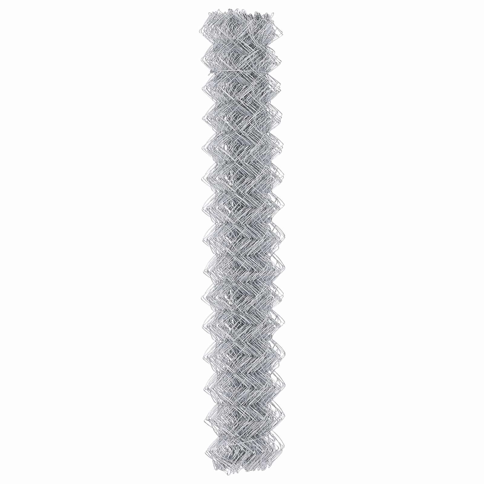 vidaXL Chain Link Fence 10 x 1.6 m Galvanised steel Silver 6