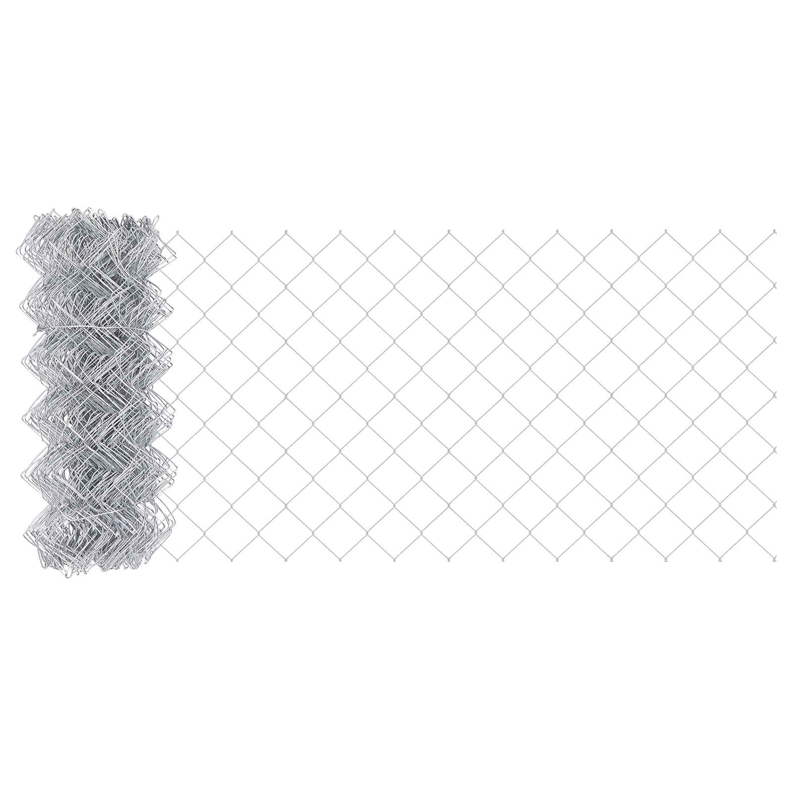 vidaXL Chain Link Fence 25 x 0.8 m Galvanised steel Silver 2