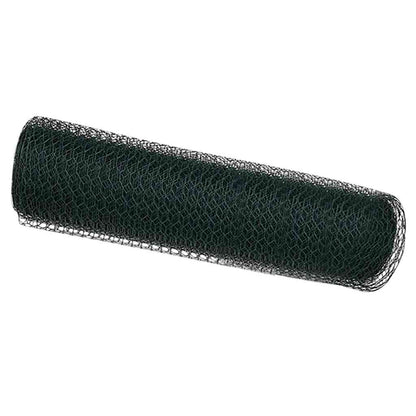 vidaXL Hexagon Fence 0.8 x 100 m PVC Green 2
