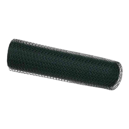 Hexagon Fence 1 x 100 m PVC Green mesh Size 13 mm 0.8 m