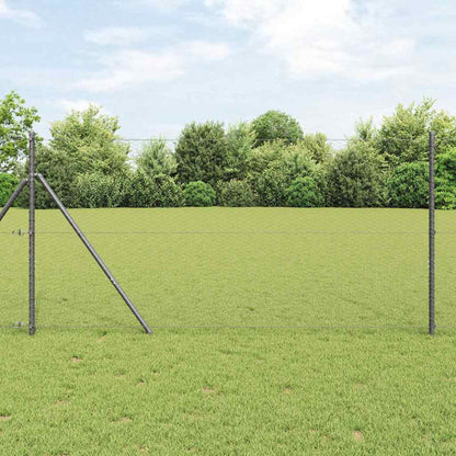 vidaXL Hexagon Fence 1.4 x 50 m PVC Grey 1