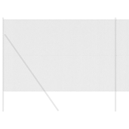 vidaXL Hexagon Fence 1.6 x 50 m PVC Grey 3