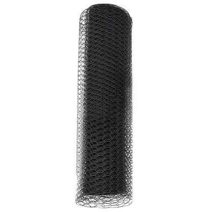 vidaXL Hexagon Fence 0.8 x 100 m PVC Grey 6