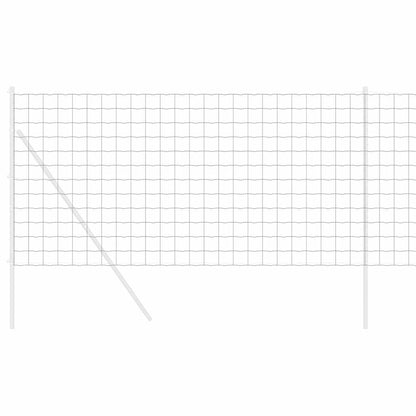 vidaXL Hexagon Fence 1.4 x 50 m Galvanised steel Silver 3