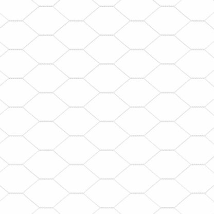 vidaXL Hexagon Fence 1.4 x 50 m Galvanised steel Silver 6