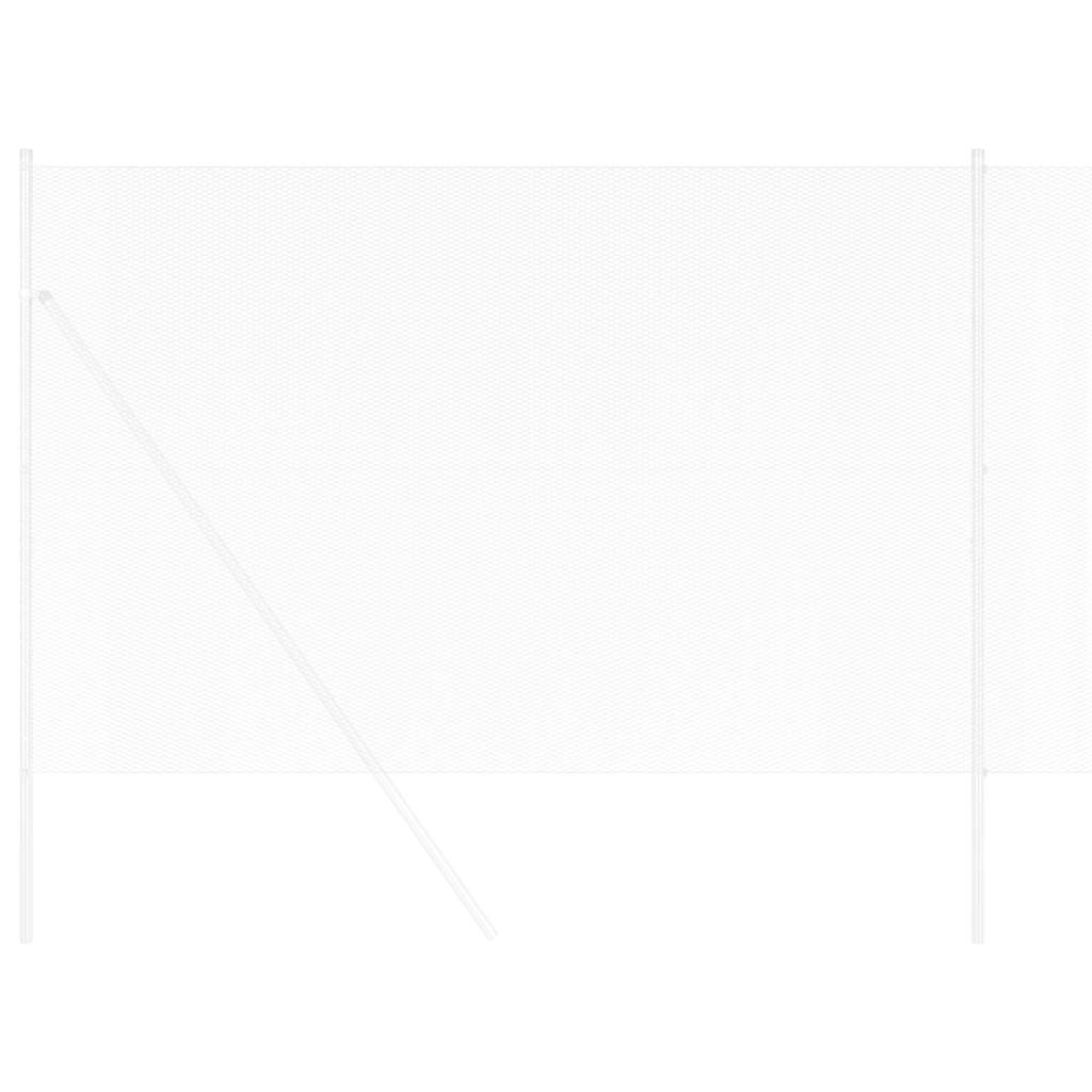 vidaXL Hexagon Fence 1.5 x 50 m Galvanised steel Silver 3