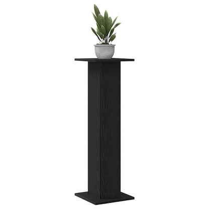 vidaXL Plant Stand 2 pcs Black Oak 30 x 30 x 95 cm Engineered wood 3