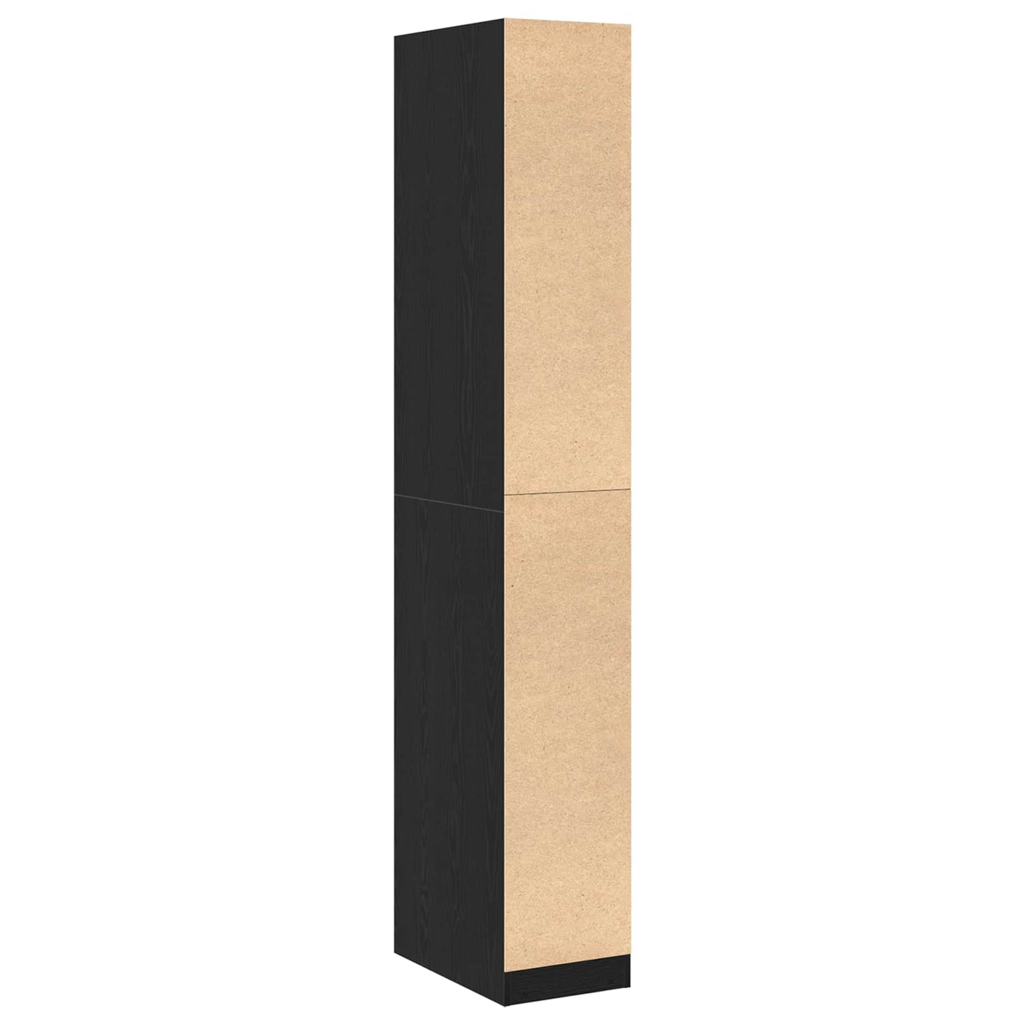 vidaXL Wardrobe Black Oak 30 x 50 x 200 cm Engineered Wood 5