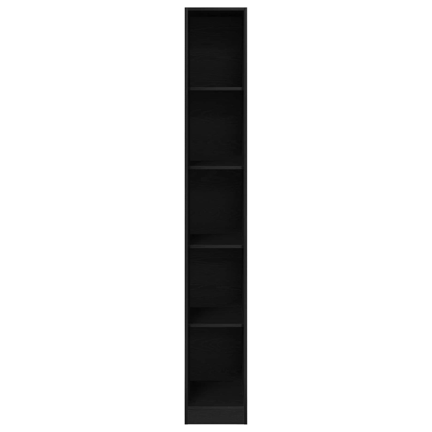 vidaXL Wardrobe Black Oak 30 x 50 x 200 cm Engineered Wood 3