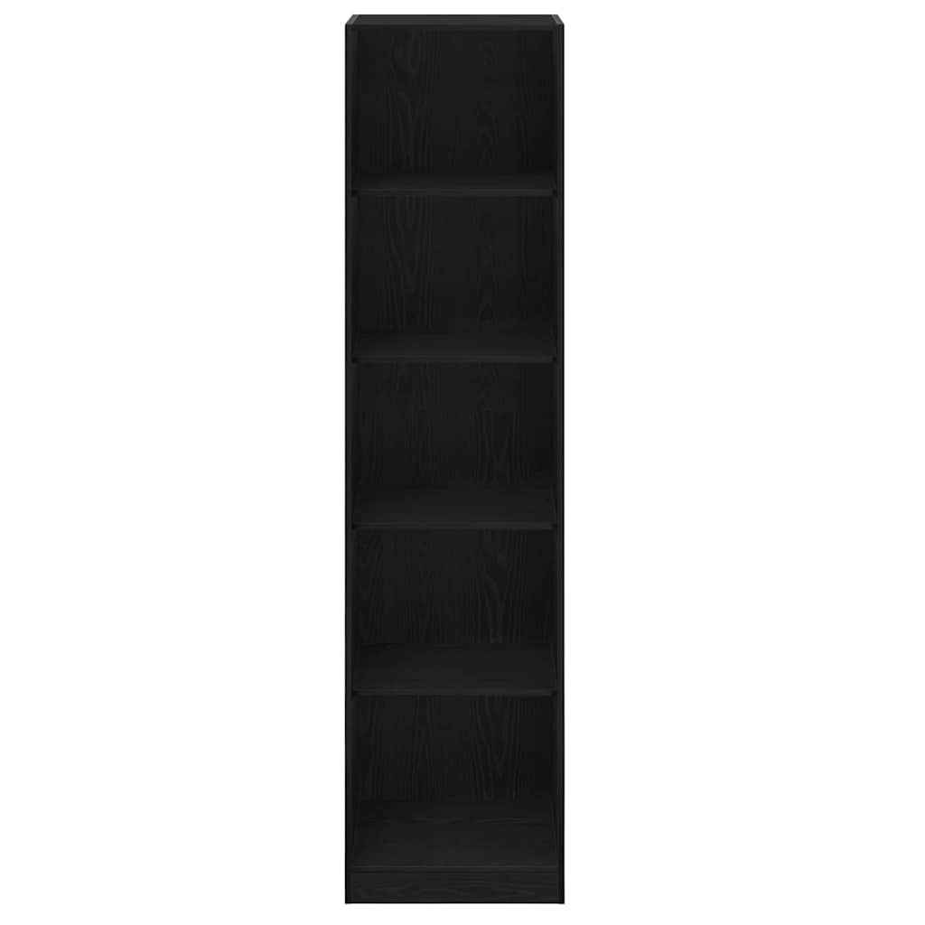 vidaXL Wardrobe Black Oak 50 x 50 x 200 cm Engineered Wood 6