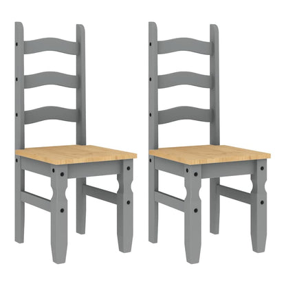 3 Piece Dining Set "PANAMA" Solid Wood Pine 112 cm