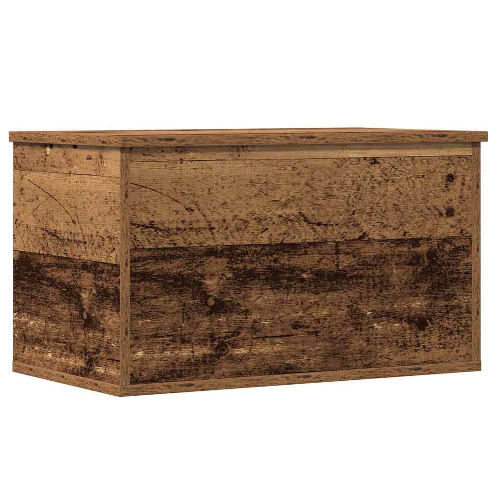 vidaXL Storage Box Old Wood 60 x 35 x 35 cm Engineered Wood 2