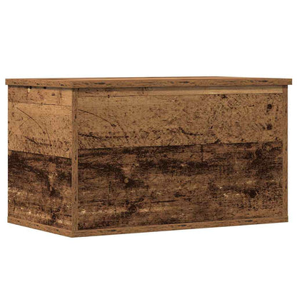 vidaXL Storage Box Old Wood 60 x 35 x 35 cm Engineered Wood 2