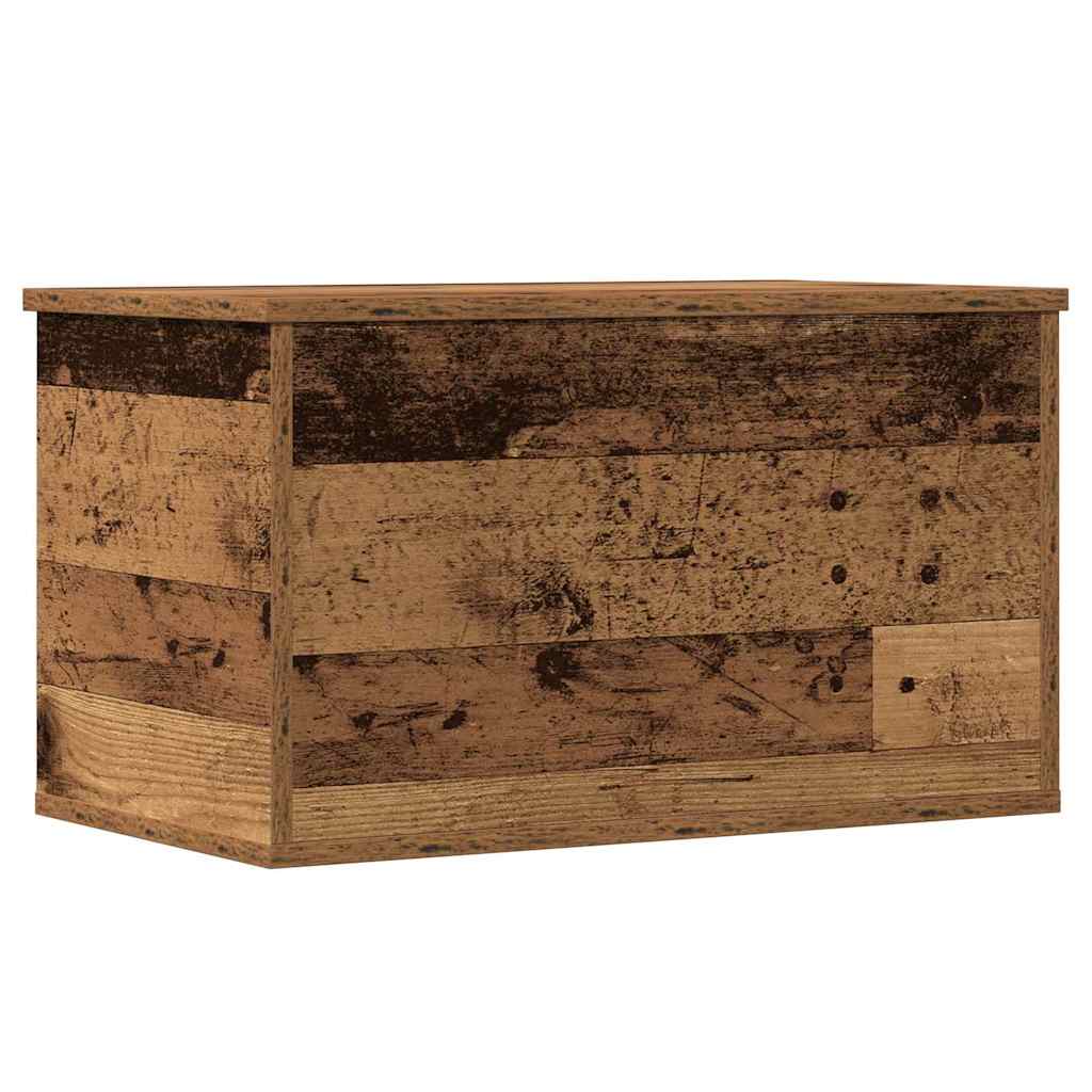 vidaXL Storage Box Old Wood 60 x 35 x 35 cm Engineered Wood 6