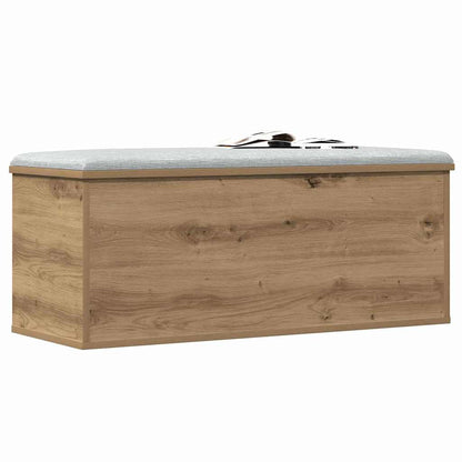vidaXL Storage Box Artisan Oak 90 x 35 x 35 cm Engineered Wood 3