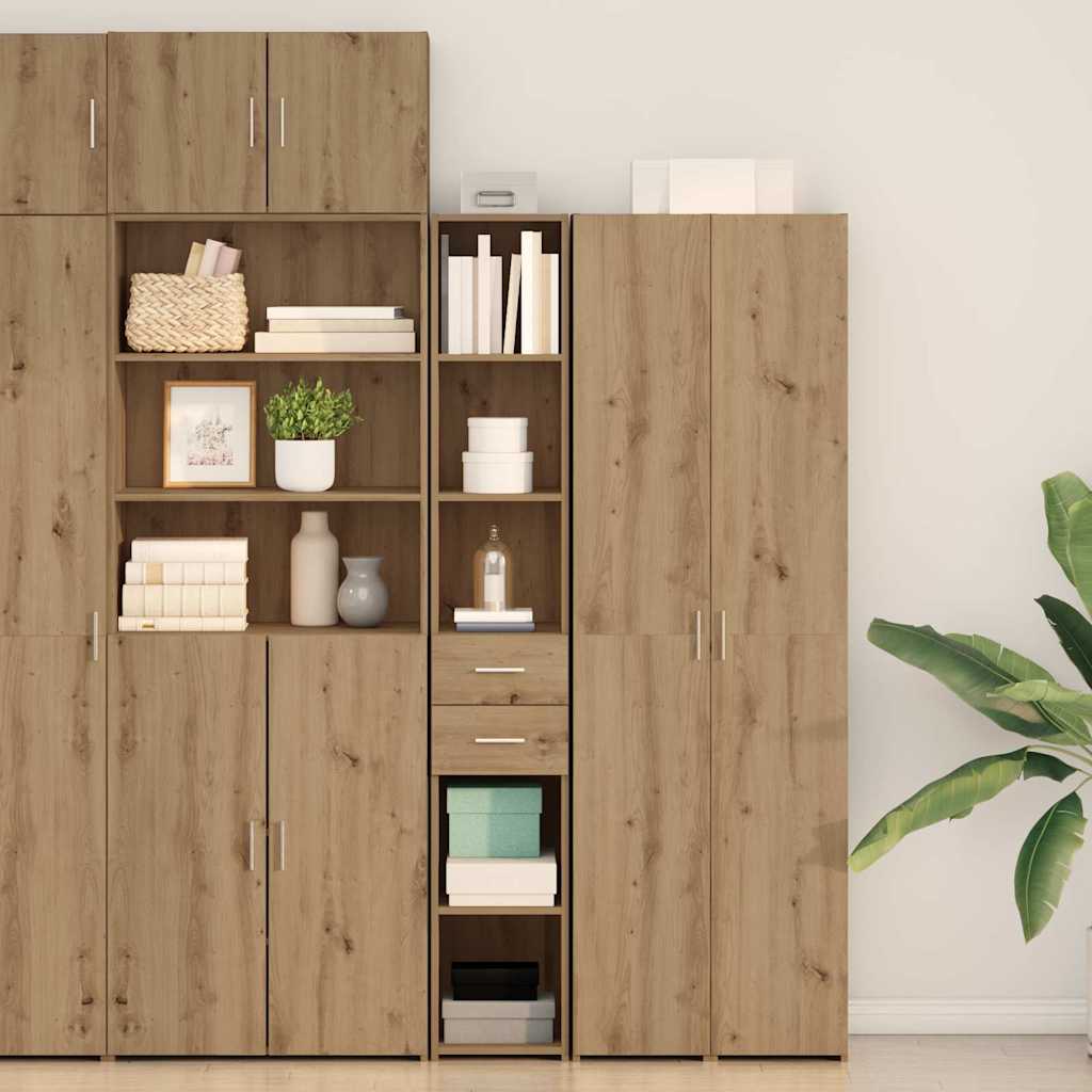 Highboard 30x42.5x185 cm Engineered Wood Artisan oak