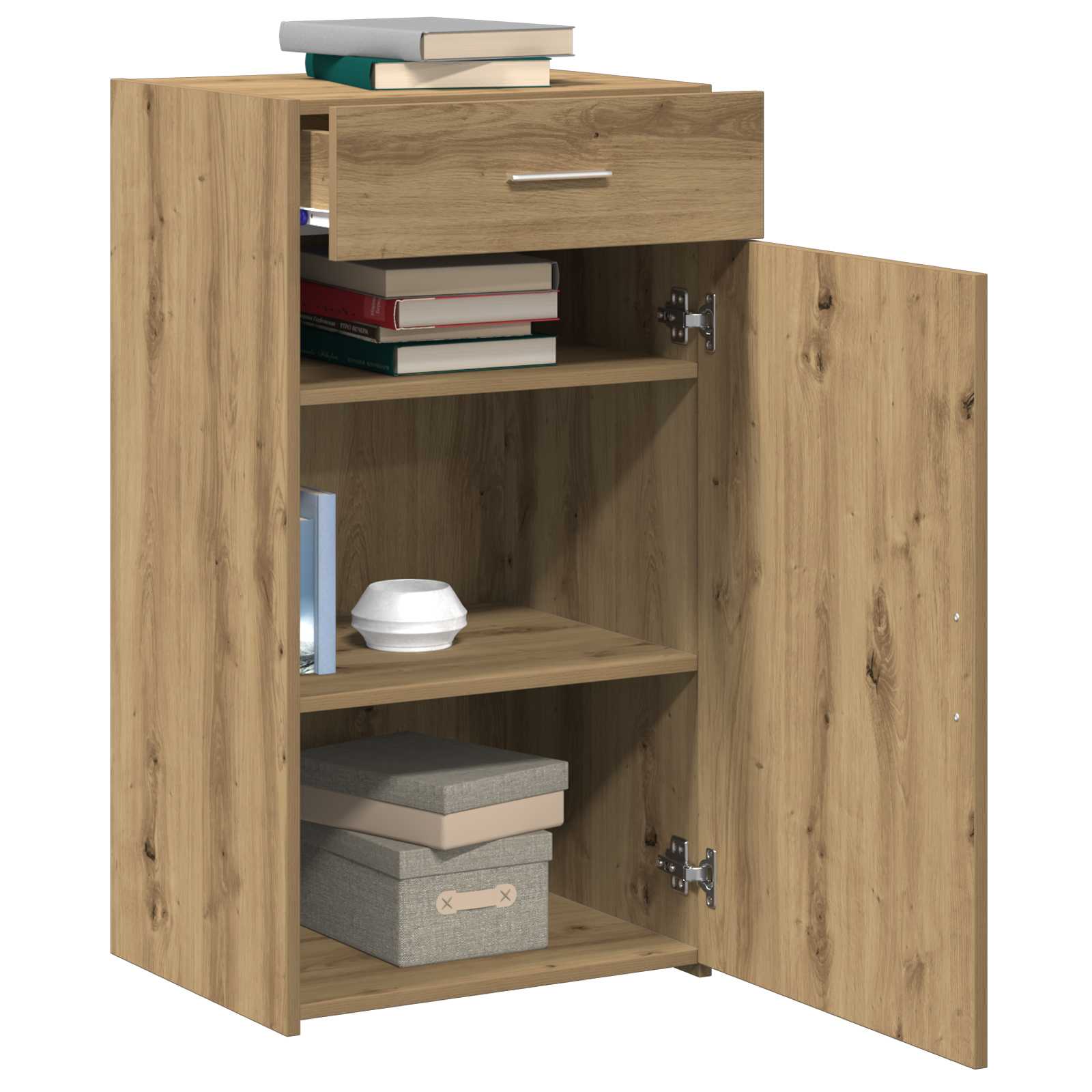 vidaXL Sideboard Artisan Oak 50 x 42.5 x 93 cm 3