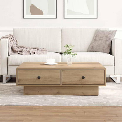 Coffee Table Engineered Wood Width 90 cm Artisan oak 28 cm 90 cm