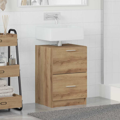 vidaXL Bathroom Cabinet Artisan Oak 40 x 37 x 59 cm Engineered wood 4