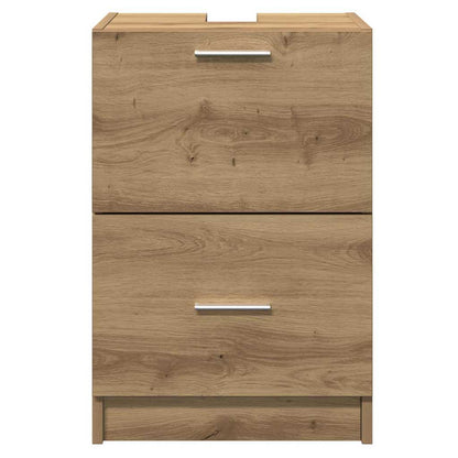 vidaXL Bathroom Cabinet Artisan Oak 40 x 37 x 59 cm Engineered wood 6