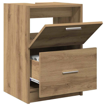 vidaXL Bathroom Cabinet Artisan Oak 40 x 37 x 59 cm Engineered wood 3