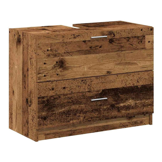 Sink Cabinet Engineered Wood 78 x 37 x 59 cm Old wood