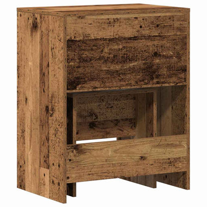 vidaXL Dressing Table 2 pcs Old Wood 60 x 40 x 75 cm Engineered Wood 6